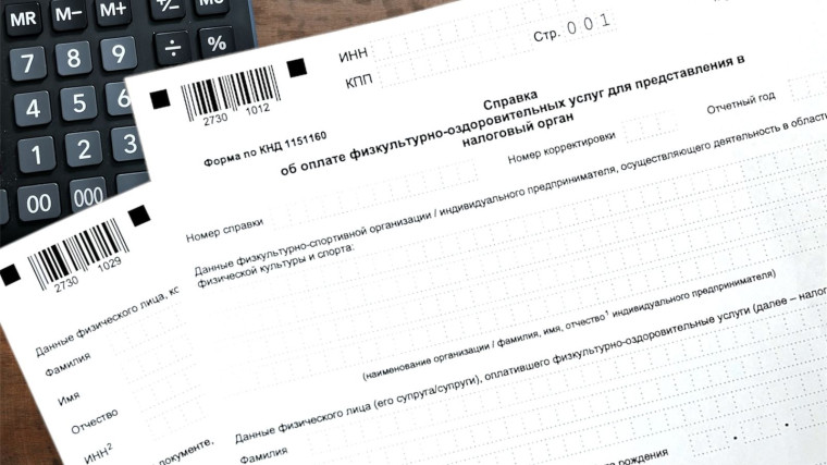Налоговый вычет на спорт.